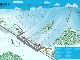 Pistenplan HEIpark Tošovice