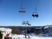Winterpol Piątka (W5) - 4er Sesselbahn fix geklemmt