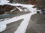 Schnee wo man ihn braucht in der Vorsaison