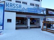 Gepflegter Kassenbereich