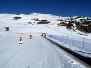 Übungshang mit Förderband an der Mittelstation