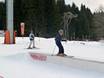 Boardercross Déborah Anthonioz mit Snowpark (Les Gets)