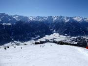 Abfahrt Wildkogelbahn Berg-Mitte