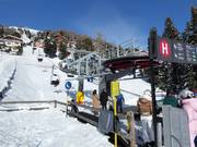 Suvretta–Randolins - 2er Sesselbahn fix geklemmt