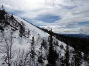 Tiefschneehänge am Hovde