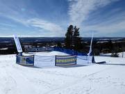 Speedski an der Abfahrt Sydbacken