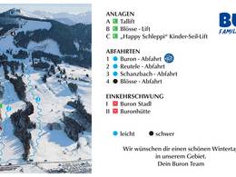 Pistenplan Buron – Wertach