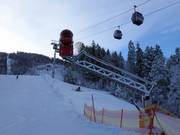 Beschneiung der Talabfahrt