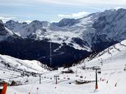 Blick vom Col Rodella zum Belvedere