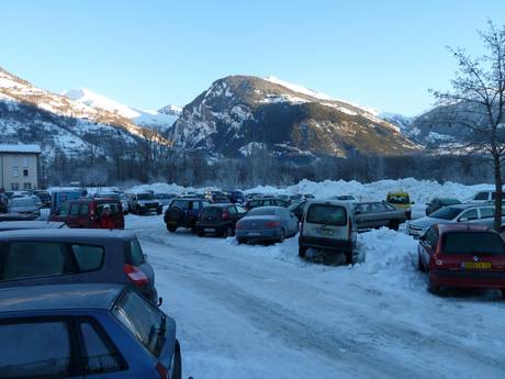 Tal der Isère: Anfahrt in Skigebiete und Parken an Skigebieten – Anfahrt, Parken Les Arcs/Peisey-Vallandry (Paradiski)