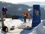 Förderband im Skischulbereich