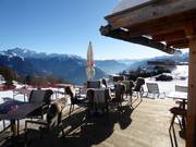 Sonnenterrasse am Chalet Super-G
