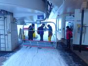 Das Personal ist immer am Einstieg präsent