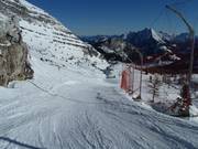 Start der Frauenkarabfahrt