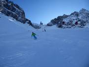 Schwarze Piste Paradiso vom Presena Gletscher