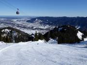 Start der Weltcupabfahrt