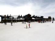 Sundeck am Gipfel auf 3418m