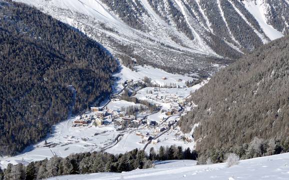 Ortlergebiet: Unterkunftsangebot der Skigebiete – Unterkunftsangebot Sulden am Ortler (Solda all'Ortles)