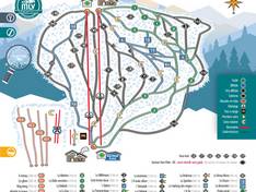 Pistenplan Mont Lac-Vert – Hébertville