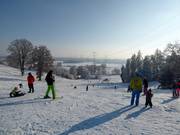 Der Skihang ist ideal für Anfänger und Kinder