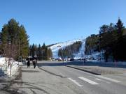 Anfahrt zum Skigebiet Levi
