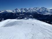 Piste am Sesselift Parlets