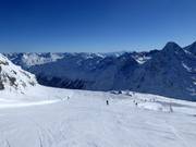 Abfahrt vom Corvatsch