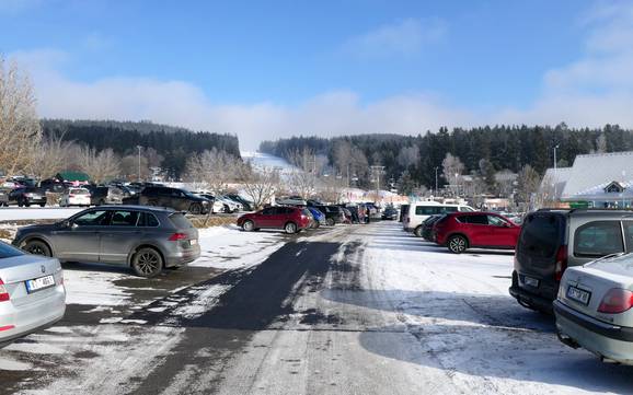 Südböhmische Region (Jihočeský kraj): Anfahrt in Skigebiete und Parken an Skigebieten – Anfahrt, Parken Lipno