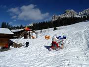 Spielplatz im Skigebiet Carezza