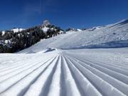 Piste unterhalb der Bergstation