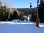 Mittelschwere Piste in Belveder