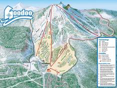 Pistenplan Hoodoo Ski Area