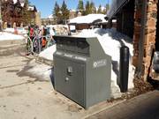 Mülltrennung im Skigebiet Big Sky