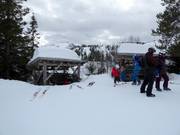 Rastplatz im Skigebiet Voss