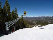 Beschneiung des Terrain Parks
