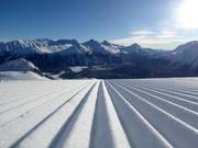 Ausgezeichnete Pistenpräparierung