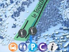 Pistenplan Le Tourchet
