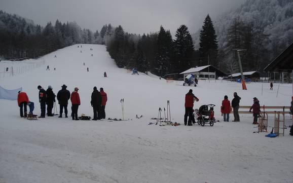 Skifahren in Oberau