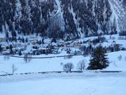 Blick auf die Unterkünfte in Peio Fonti