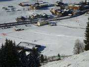 Anfängerbereich mit Seillift und Förderband in Kleinarl