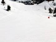 Blaue Piste Combe oberhalb der Sesselbahn Combe Grosse