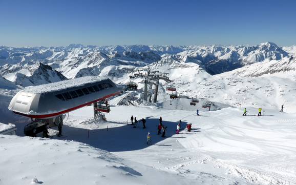 Gletscherskigebiet in der Goldberggruppe