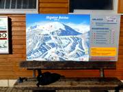 Panoramatafel an der Talstation