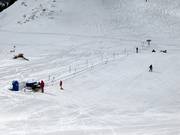 Übungslift der Skischule an der Bergstation