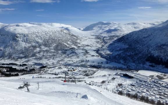 Skifahren in Myrkdalen