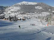 Leichte Piste Idealhang am Schlepplift