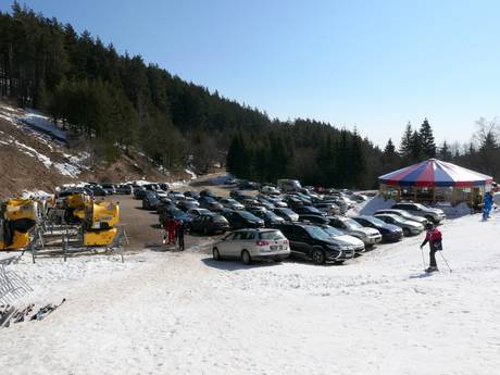 Südosteuropa (Balkan): Anfahrt in Skigebiete und Parken an Skigebieten – Anfahrt, Parken Vitosha/Aleko – Sofia