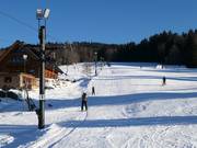 Tellerlift mit leichter Piste