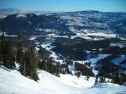Blick über das Skigebiet Bridger Bowl