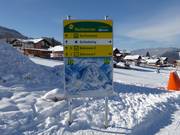 Klare Wegweisung auf dem Rohrmooser Plateau